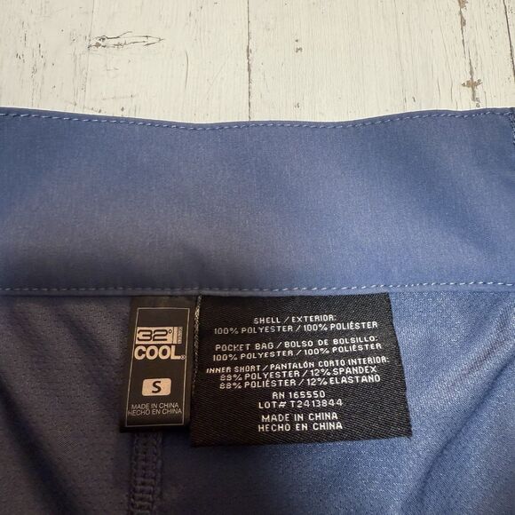 32 Degrees Cool Lightweight Skirt Skort S Indigo Blue Tennis Pickle Ball Sporty - Picture 6 of 7